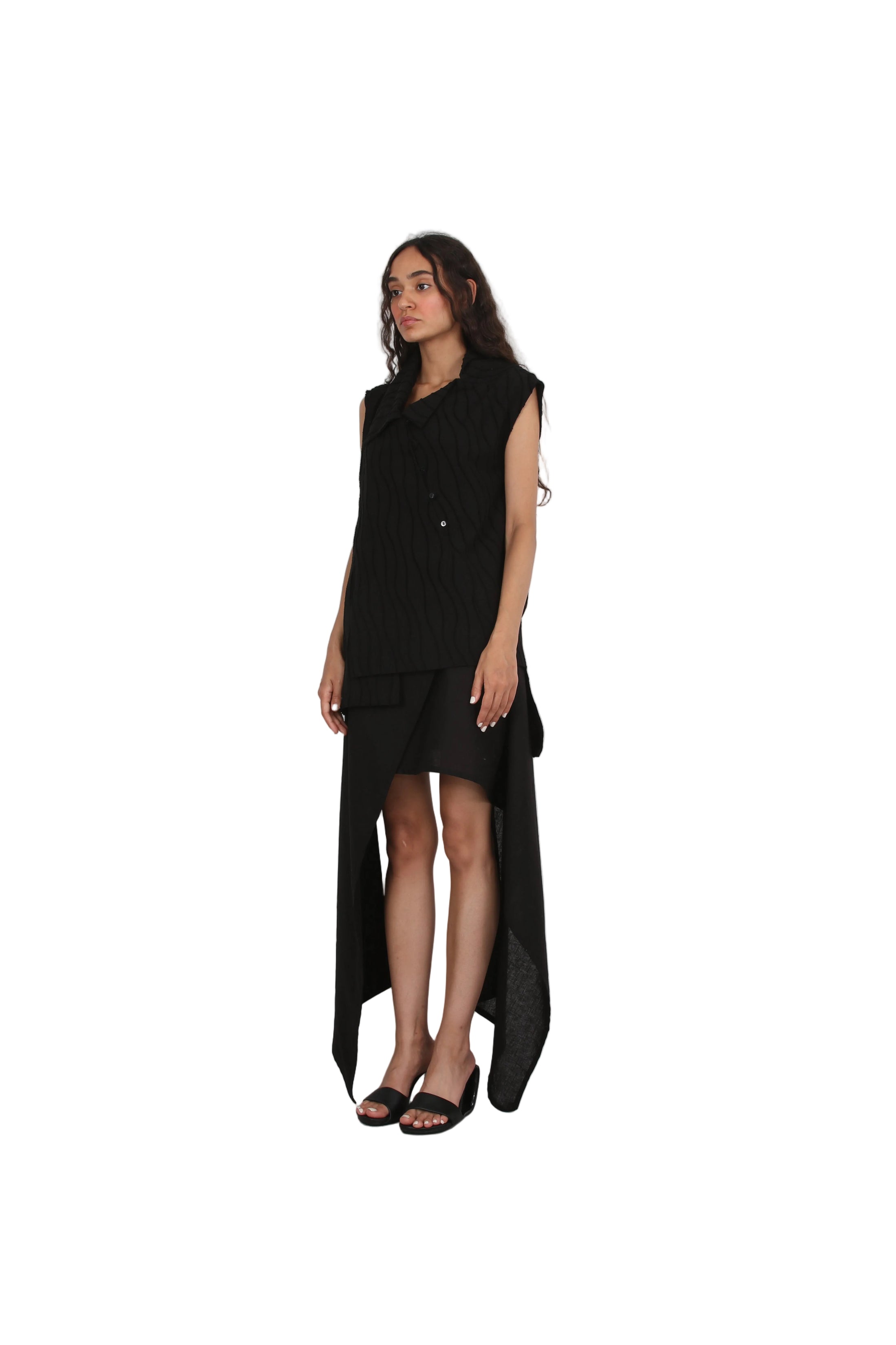 Eclipsed layered skirt