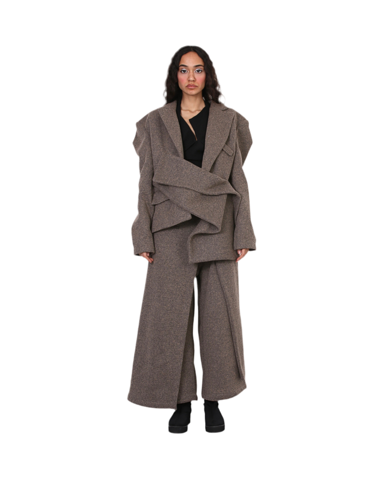 Onyx Sculptural Coat