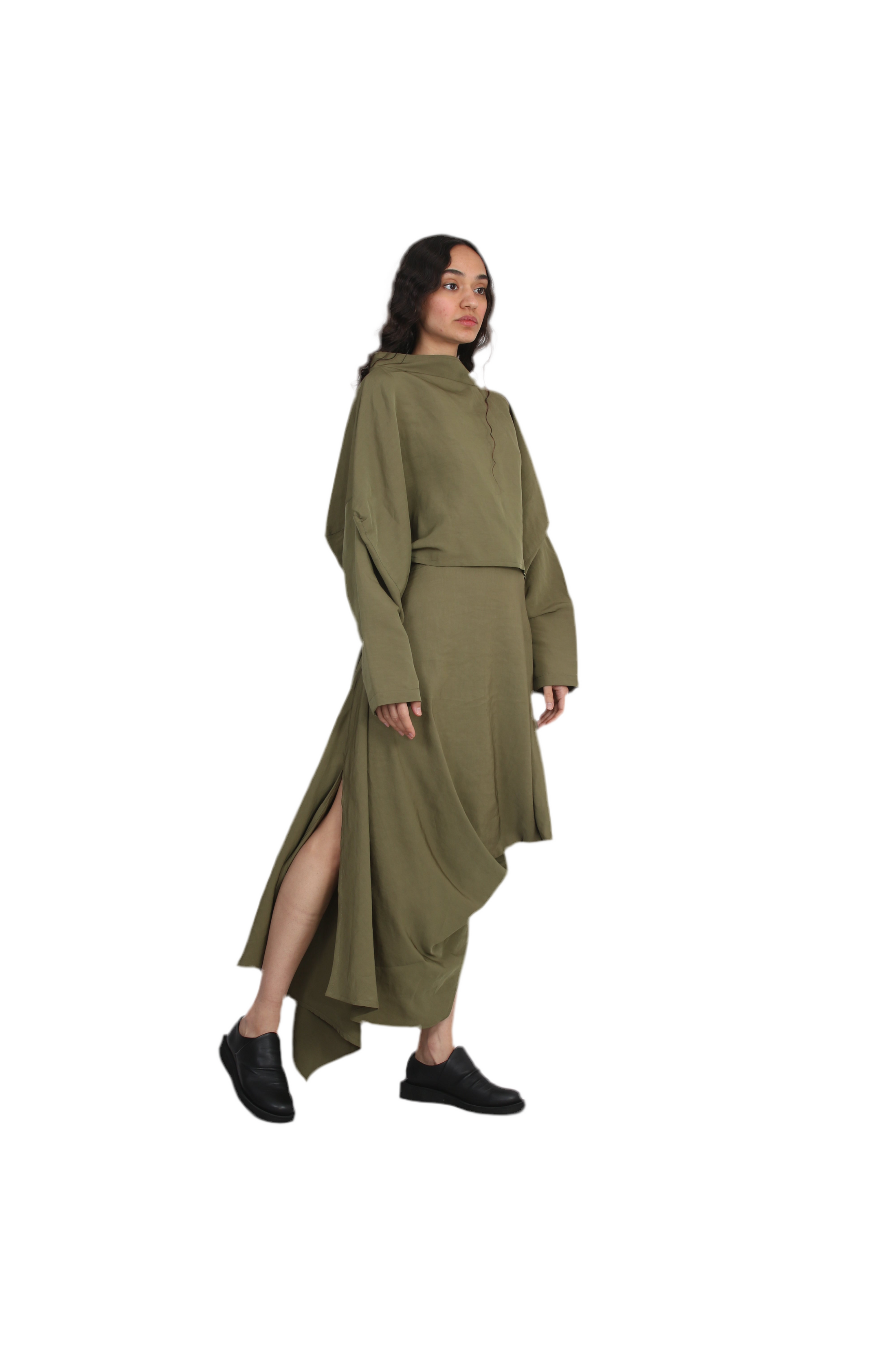 Continuum drape skirt