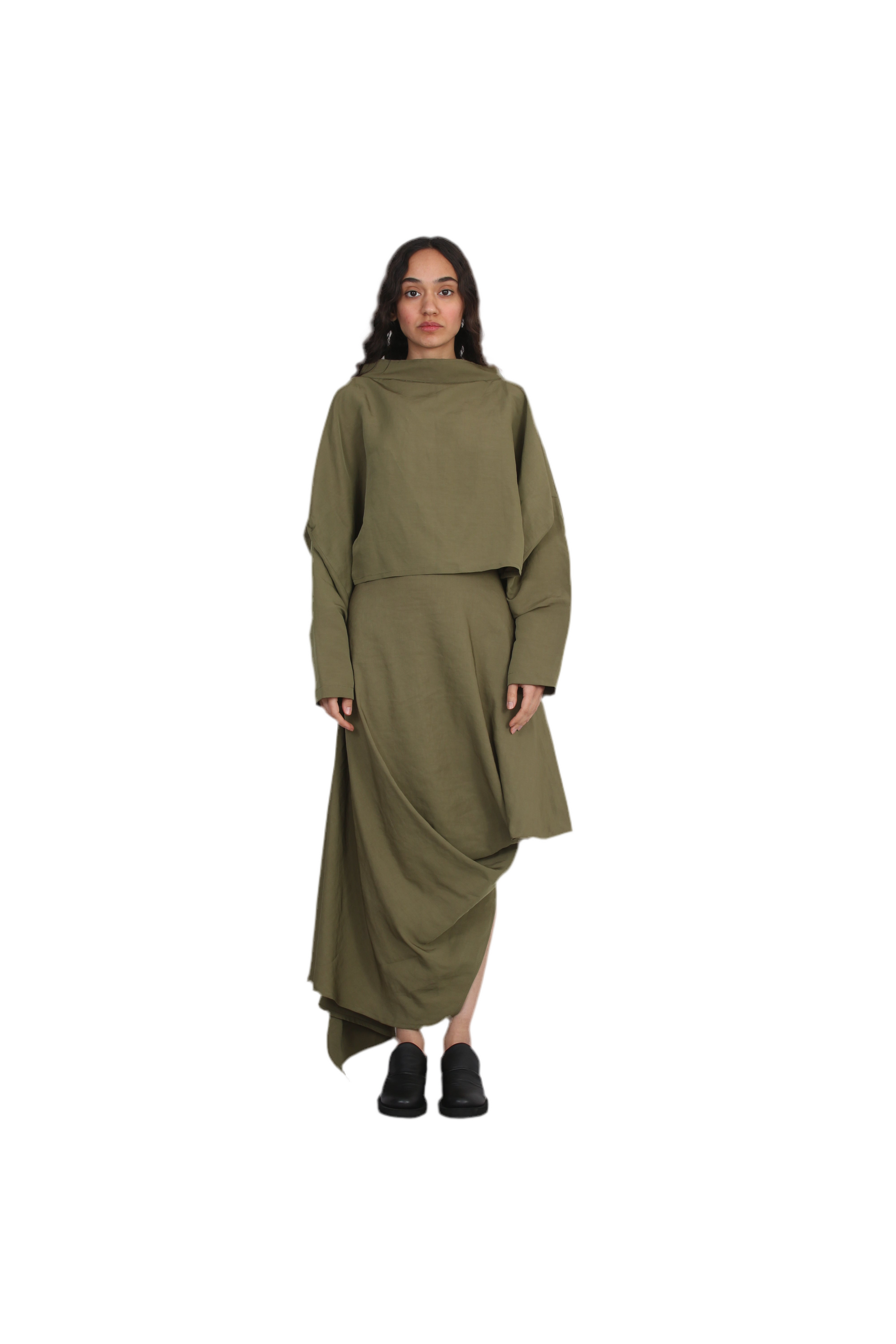 Continuum drape skirt