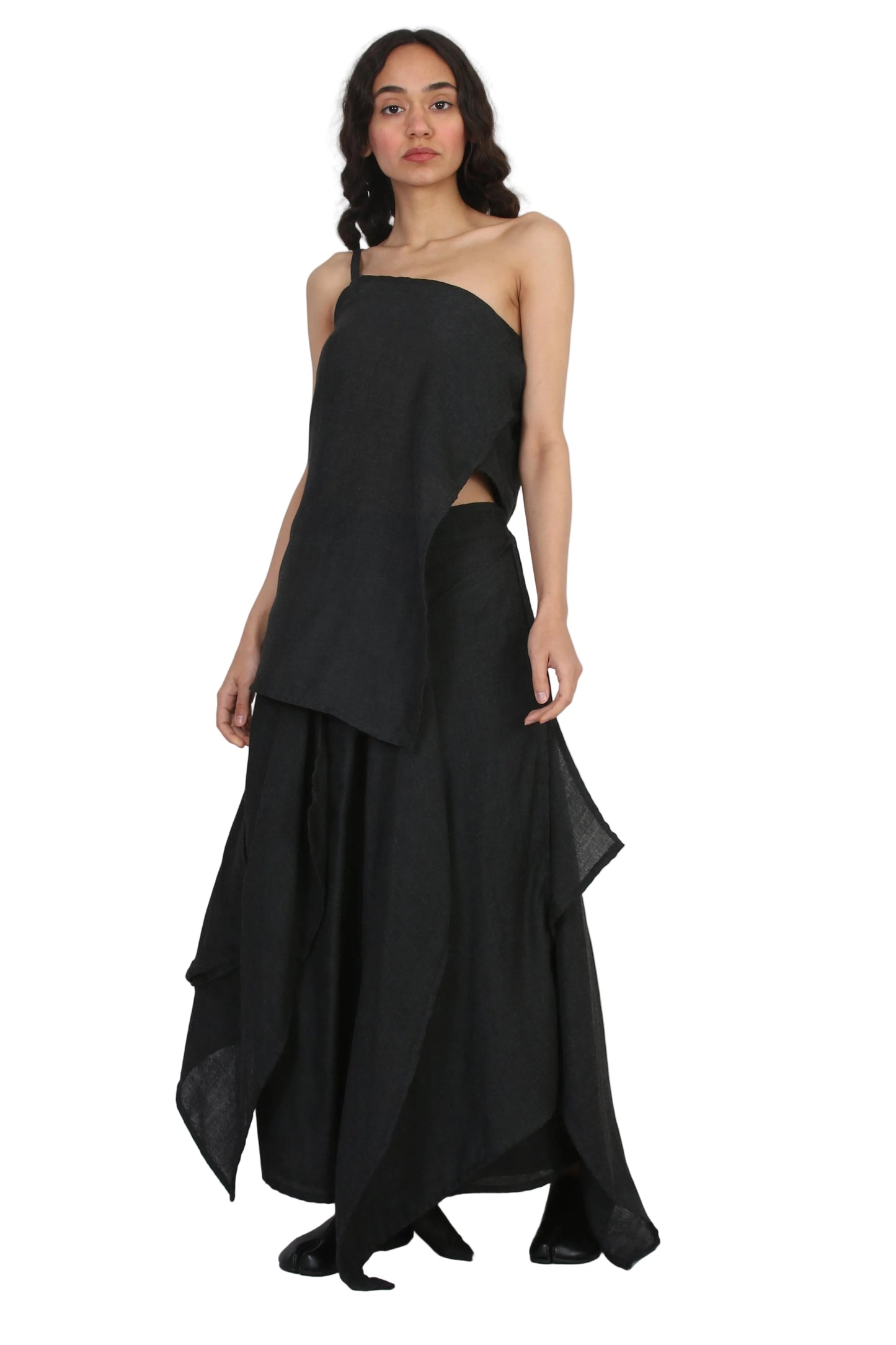 Midnight veil Skirt-Pants