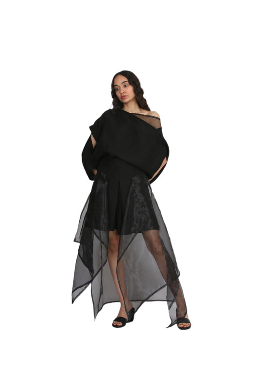Midnight Veil Skort
