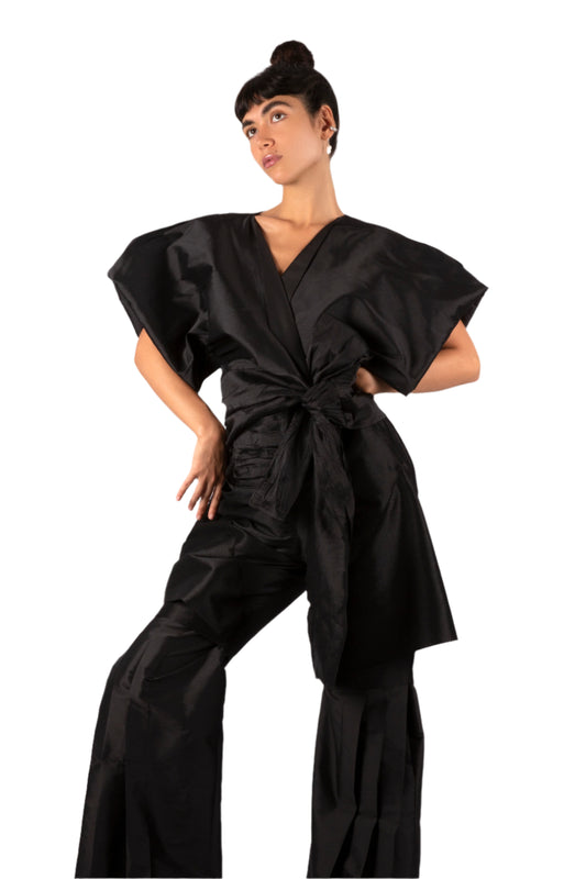 Petal Wrap Coat